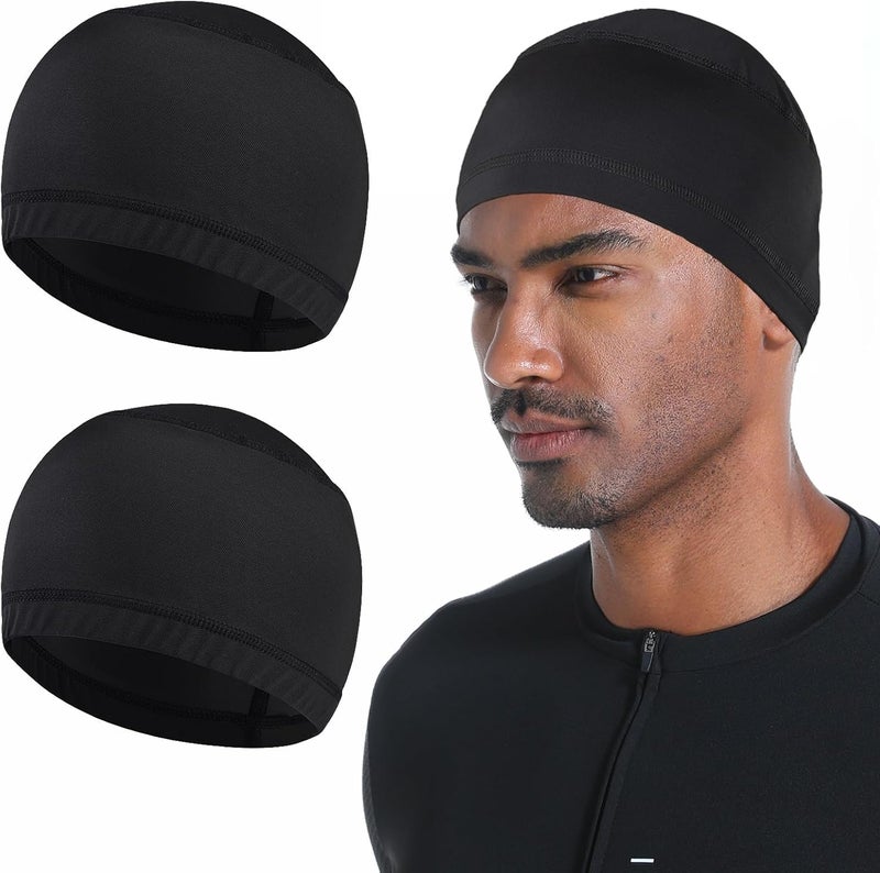 Roybens Cooling Skull Caps for Men, Hard Hat Liner Helmet Liner Cycling Cap Running Beanie Motorcycle Sweat Wicking Head Wrap Women - Image 1